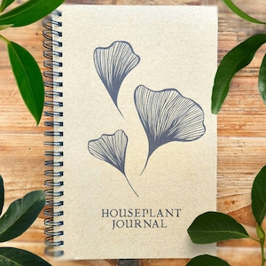 Houseplant Journal | Plant Diary | Spiral Bound Plant Care Tracker | Plant Journal | Plant Gifts | Plant Lover Gift | Plant Care | FREE SHIP