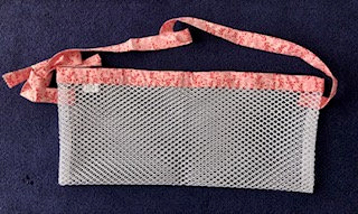 Shower Pink trim Mesh surgical drain holder Mastectomy Etsy