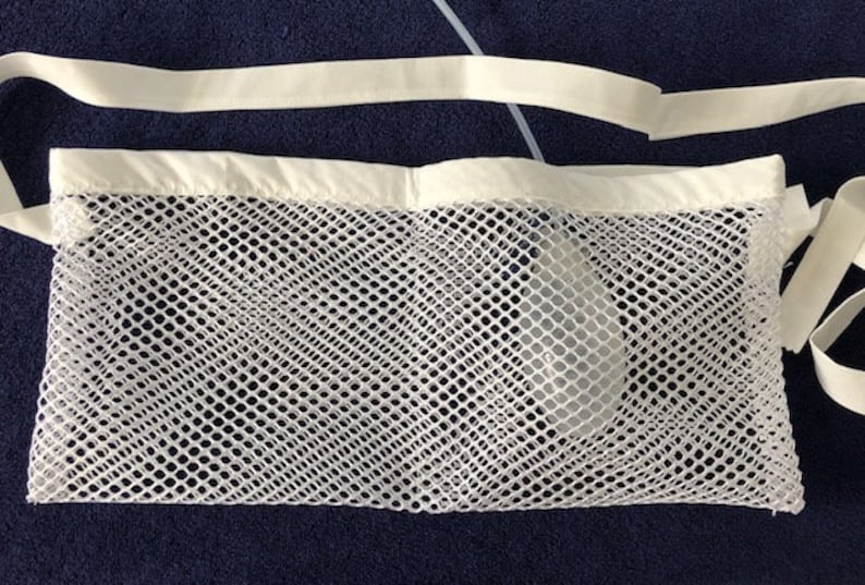 White Shower Mesh Surgicaldrain Holder DMX Breast Surgery Etsy