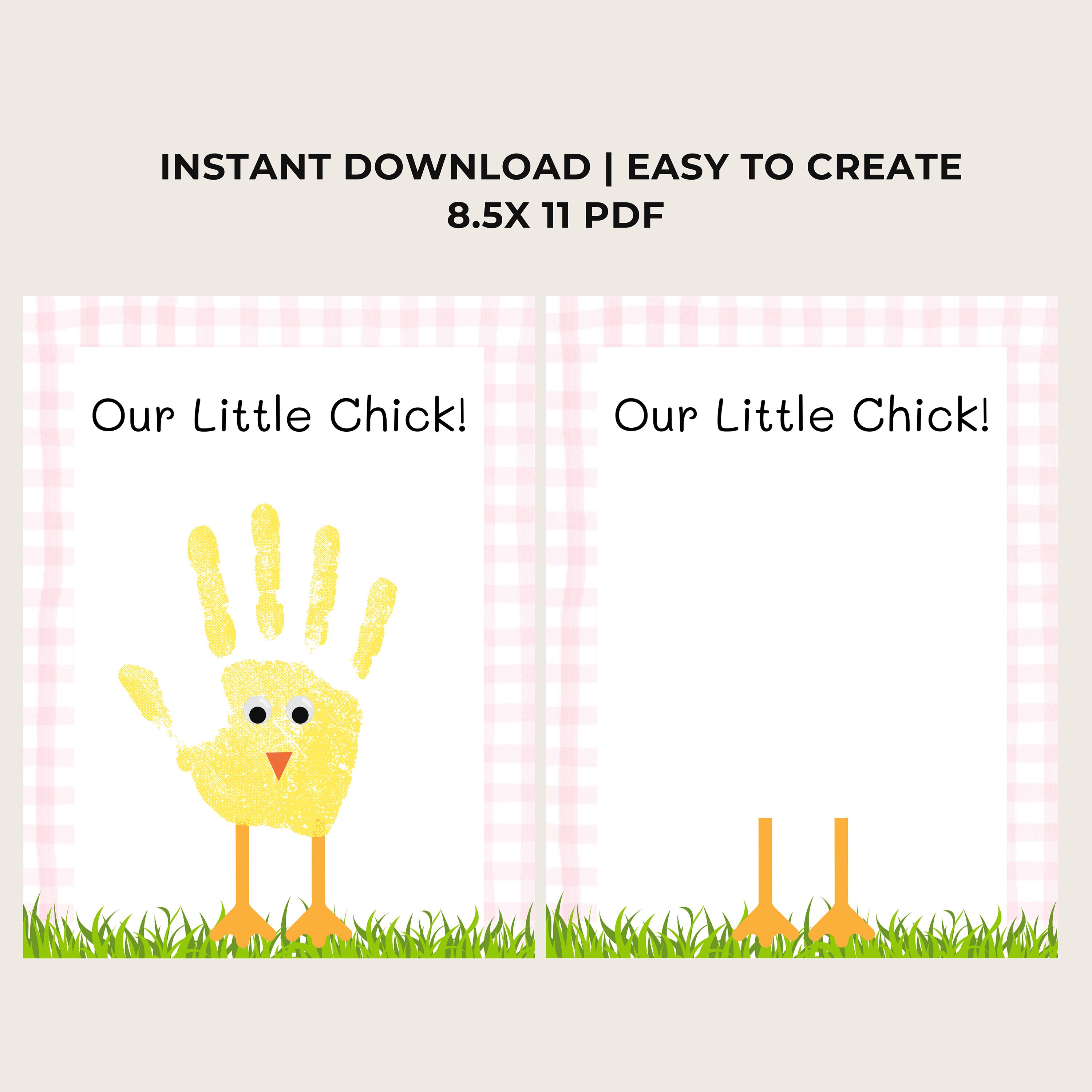 Easter Handprint Art, Easter Handprint Craft, Spring Handprint Art ...