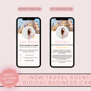 Cartão de Visita Digital para Agente de Viagens, Cartões de Visita Digitais, Modelos para Agentes de Viagens