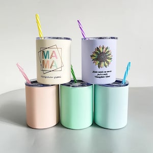 Dome Lid Tumblers for Blank Sublimation and DIY 10oz Lowball 22oz