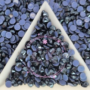 Jet Hematite Glass Hotfix Rhinestones | Shirt rhinestones | Bling 3MM-SS12 | 4MM-SS16 |5MM-SS20 | Apparel Stones