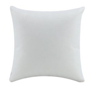 White Canvas Linen Polyester Cushion Cover for Sublimation