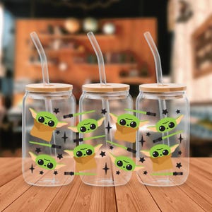 UV DTF Sticker | Ready to Apply Decal | Waterproof Permanent Sticker for Tumblers, Cups, Laptops, and More|  S Wars UVDTF100055