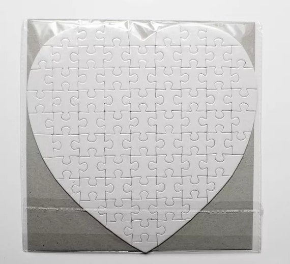 Heart Sublimation Puzzle 80 Piece 
