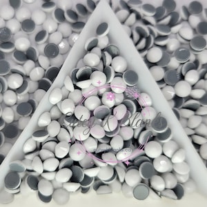 Solid White Glass Hotfix Rhinestones | Shirt rhinestones | Bling 3MM-SS12 | 4MM-SS16 |5MM-SS20 | Apparel Stones