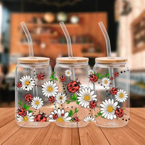 UV DTF, Ready to Use, Ladybug Daisy UVDTF100008