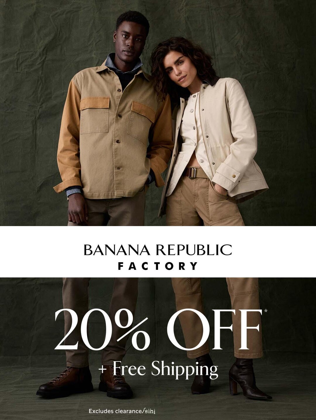 Banana Republic Factory Coupon 20 Off Code, Discount, Saving