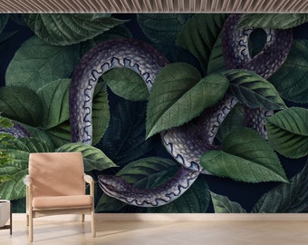 Peel and Stick Wallpaper Snake - Etsy