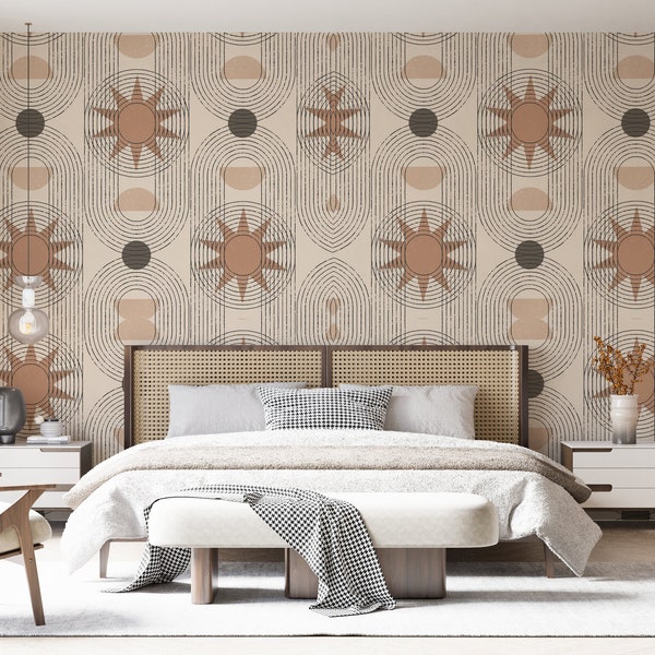 Peel and Stick Wallpaper Boho - Etsy