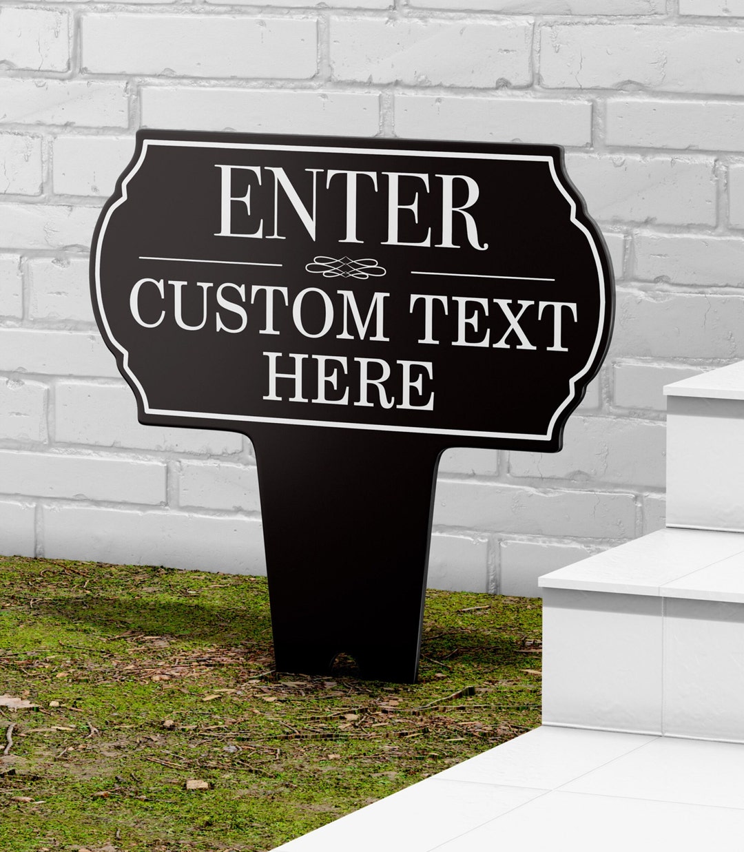 Customizable Aluminum Composite Yard Sign, Custom Metal Yard Signs for