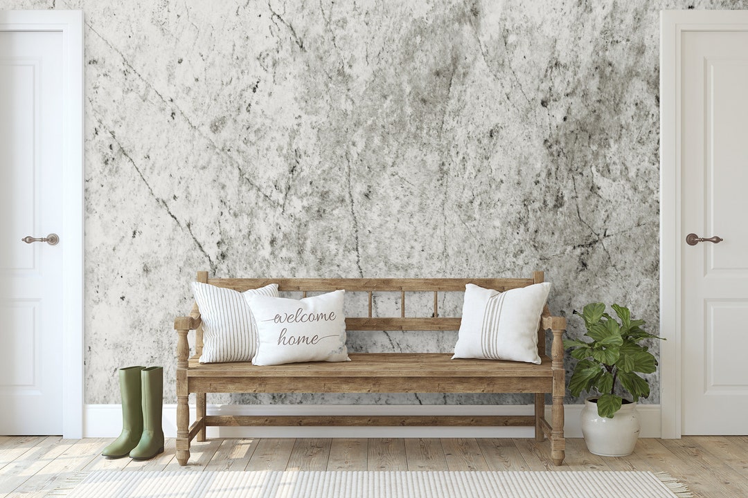 Peel and Stick Wallpaper, Concrete Wallpaper, Removable Wallpaper, Wall