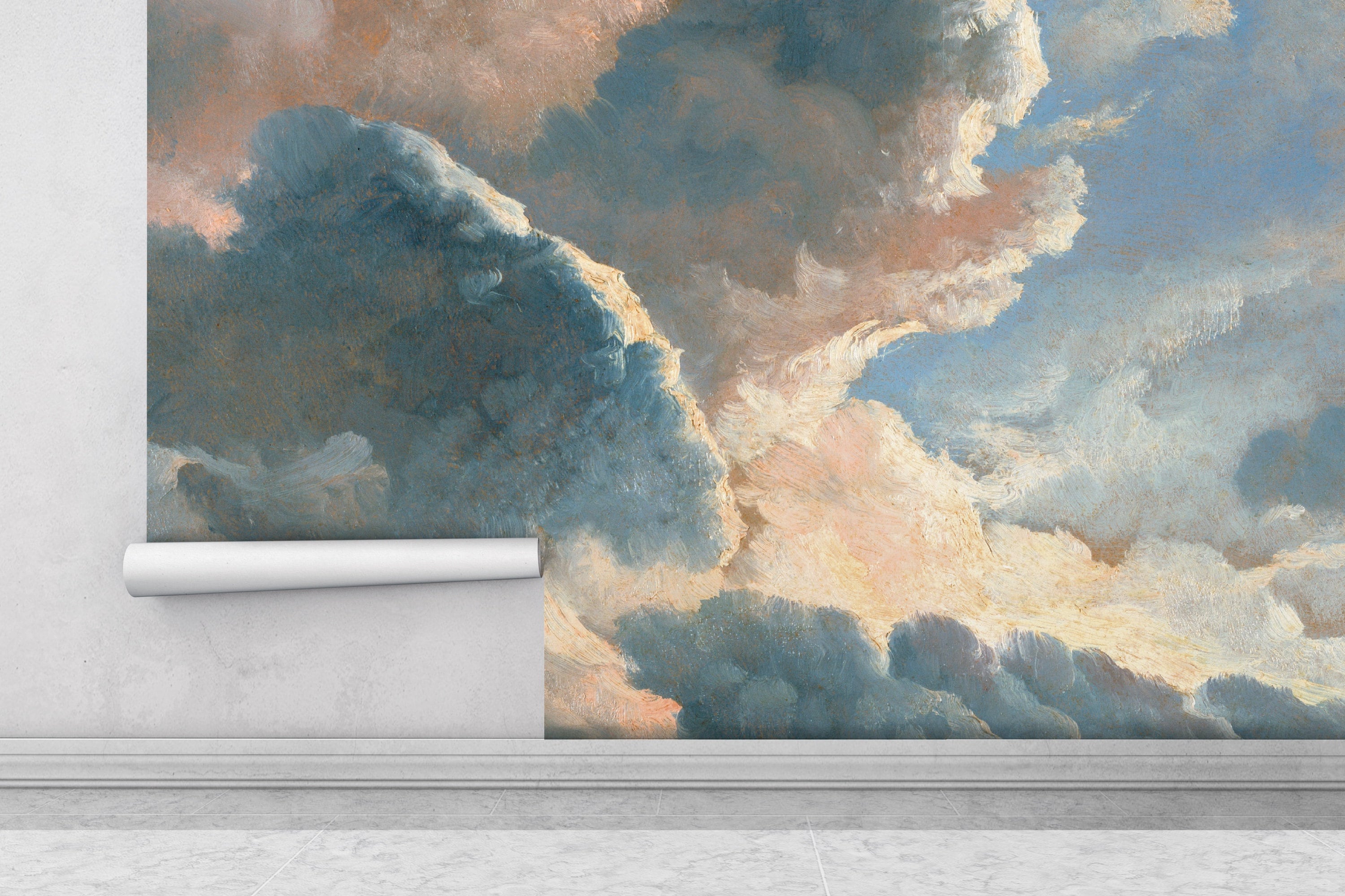Cloud Wallpaper Removable Wallpaper Peel and Stick | Etsy