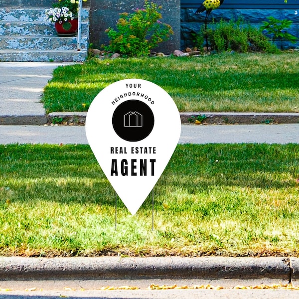 Your Neighborhood Realtor Sign Etsy