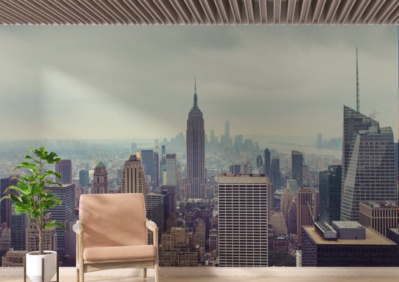 Peel and Stick New York City Wallpaper Removable Wallpaper | Etsy