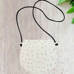 leather strap pouch purse - Dots-Gifts for girls, Gifts for toddlers, Kids Crossbody, Small Purse, Kids Purse, Toddler Purse, Toddler Bag