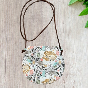 leather strap pouch purse - Deer - Gifts for girls, Gifts for toddlers, Kids Crossbody, Kids Purse, Toddler Purse, Toddler Bag
