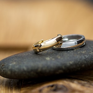 14K Solid Gold Minimalist Huggie Hoops ,small open hoop earrings, every day Mini dainty hoops, cartilage earrings, Classic gift for all