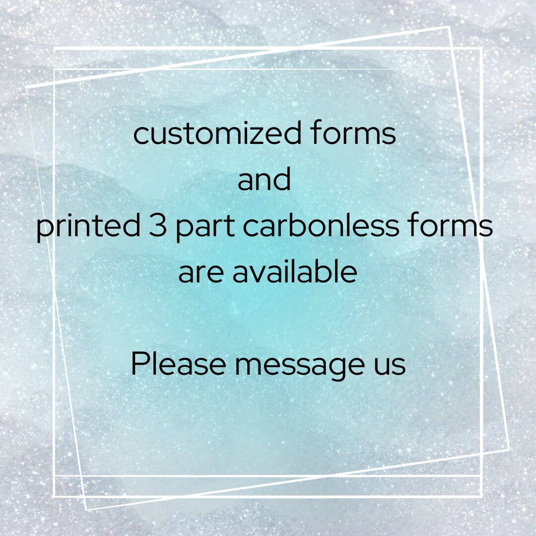 Auto Repair Form Template / Auto Repair Service Form / Printable ...
