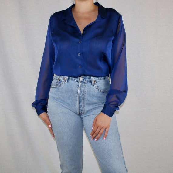 Vintage Sheer Blouse