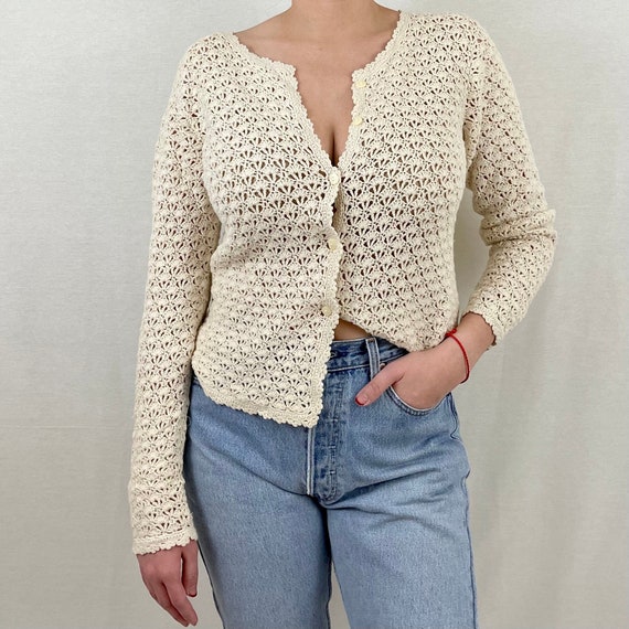 Vintage Crochet Cardigan