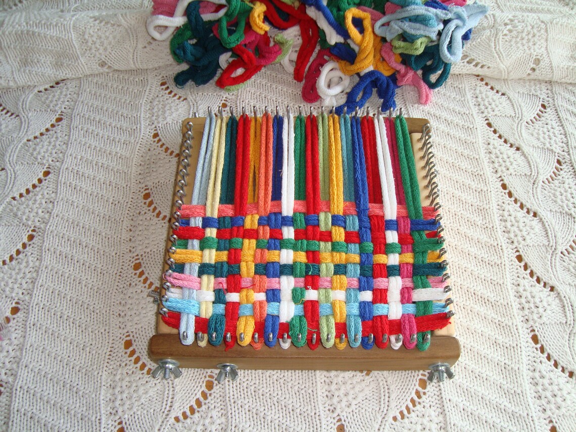 7 Traditional Size Potholder Loom 18 Pegs per side Etsy