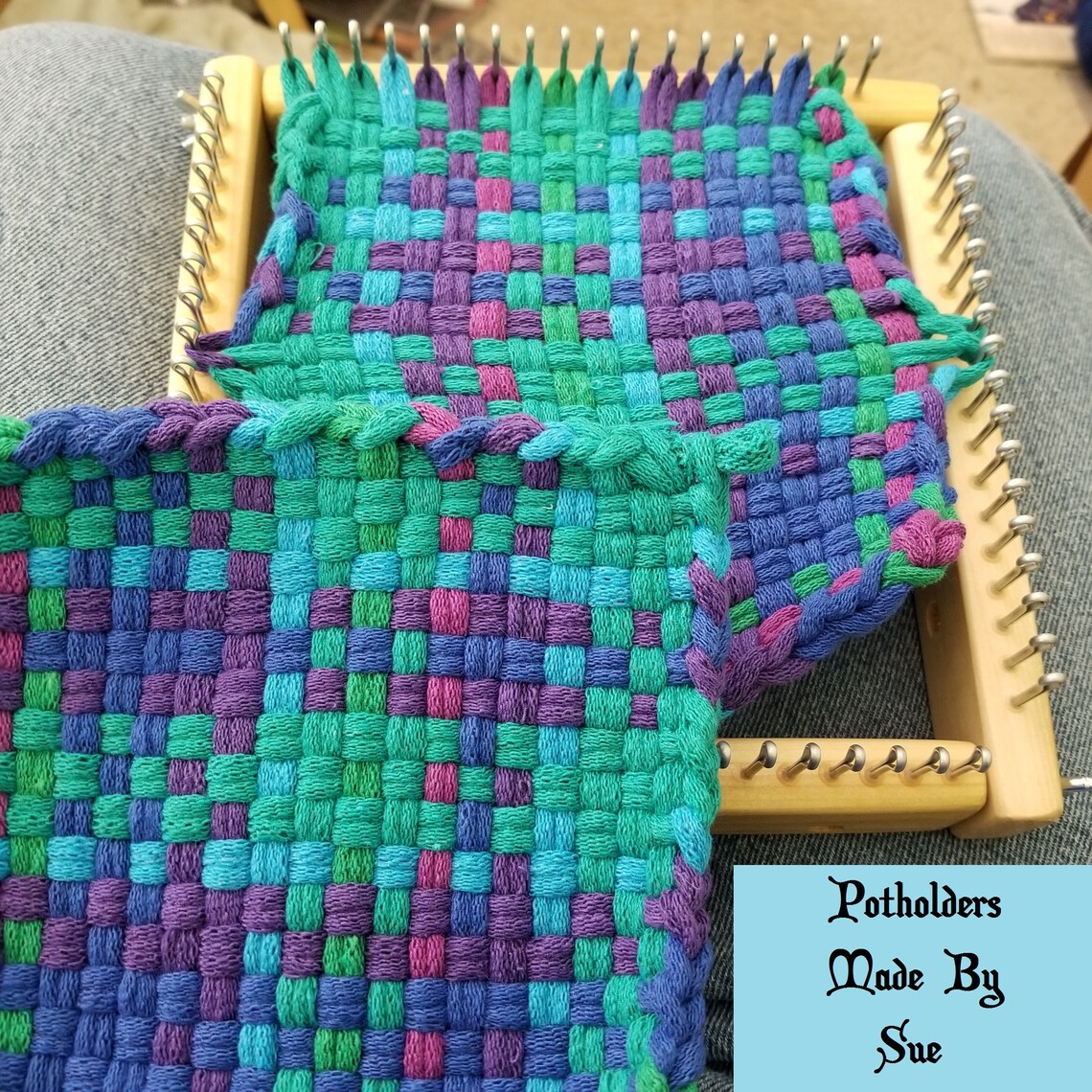 7 Traditional Size Potholder Loom 18 Pegs per side Etsy