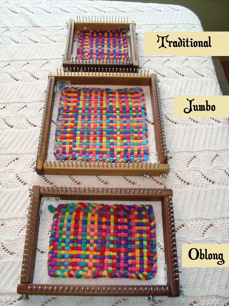7 Traditional Size Potholder Loom 18 Pegs per side Etsy