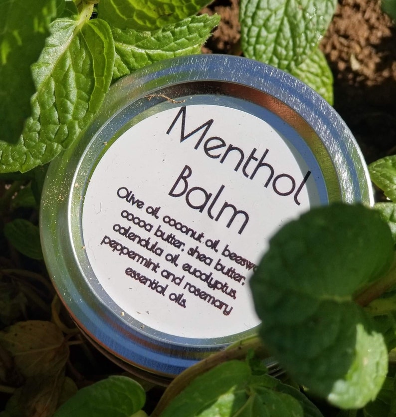 Menthol BALM/ vapor rub/ eucalyptus and rosemary/ 4 ounce jar Etsy