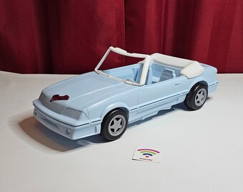 Barbie blue convertible car hotsell