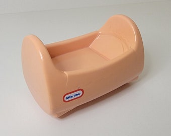 Little Tikes Dollhouse Cradle Vintage Pink