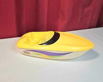 Speed Boat Vintage Little Tikes for Hauler No 6615 Yellow Boat