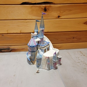 Trendmasters Vintage Polly Pocket Ice Style Mini Castle Toy 1996 Star Castle Bubble Castle Playset