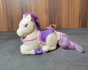 Horse Tonka Keypers Vintage Baby Glitter Pony Ponies 1987 Purple Hair