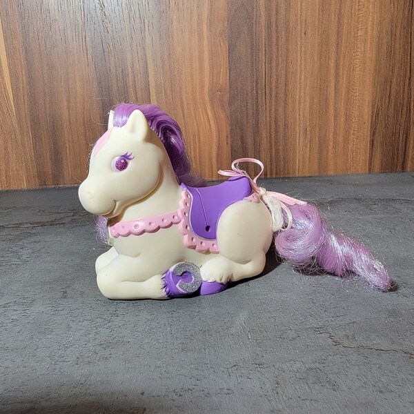 Horse Tonka Keypers Vintage Baby Glitter Pony Ponies 1987 Purple Hair