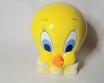 Tindex Tweety Bird Head Piggy Bank Grand Looney Tunes Warner Bros