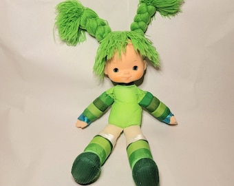 Vintage Rainbow Brite Patty O'Green Puppe ~ Hallmark 1983