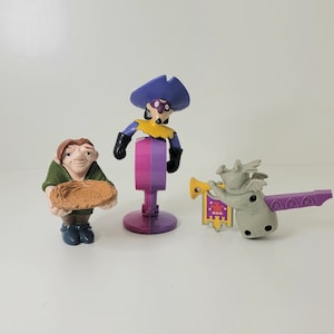 Lot 3 1997 Mcdonalds Happy Meal Toy Disney The Hunchback Of Notre Dame Quasimodo