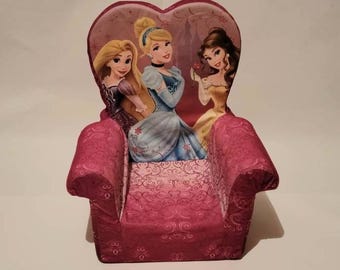 Disney Princess – Schaumstoffstuhl – Rosa für kleine Mädchen