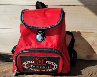 Backpack vintage 101 Dalmatian Disney Red