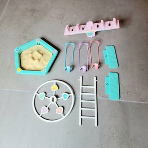 Vintage Tyco Quints Dolls ~ Playground Playset lot 2205