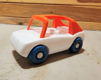 Car Little Tikes vintage Red White blue Toddle Tots Family