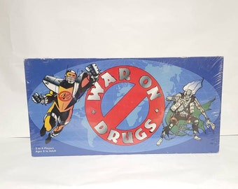 War On Drugs vintage board games 1989 RARE
