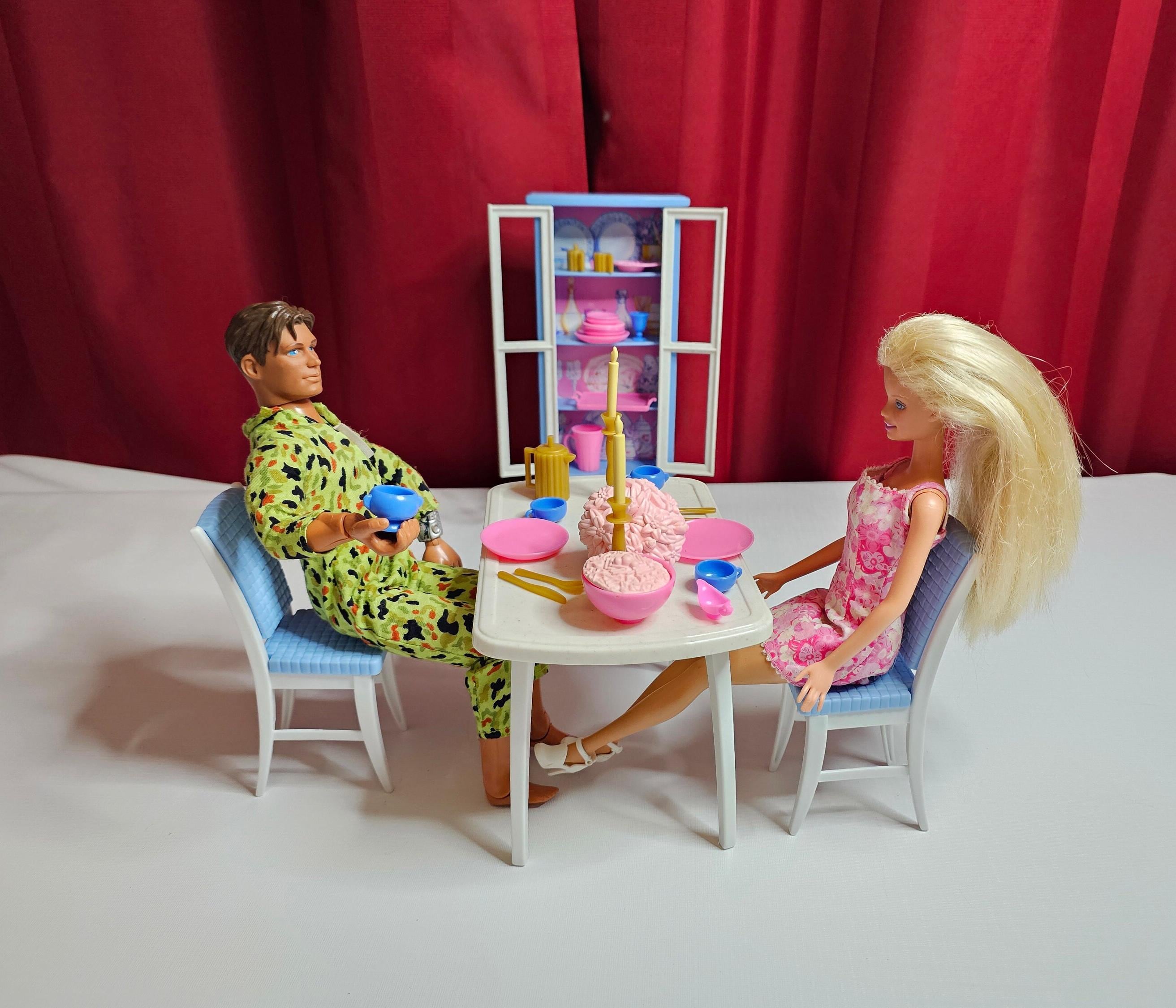 Barbie dining set discount