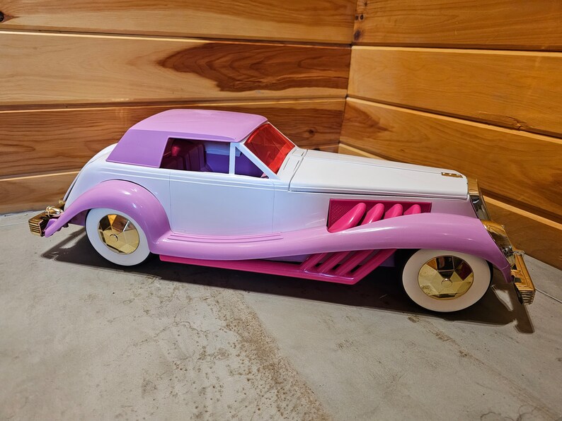 Jem and the Holograms VERY RARE Glitter 'n Gold Roadster Rocking Car Vintage Etsy