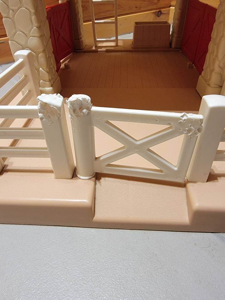 Little Tikes Horse Stable Barn Dollhouse Jockeys Horses Etsy