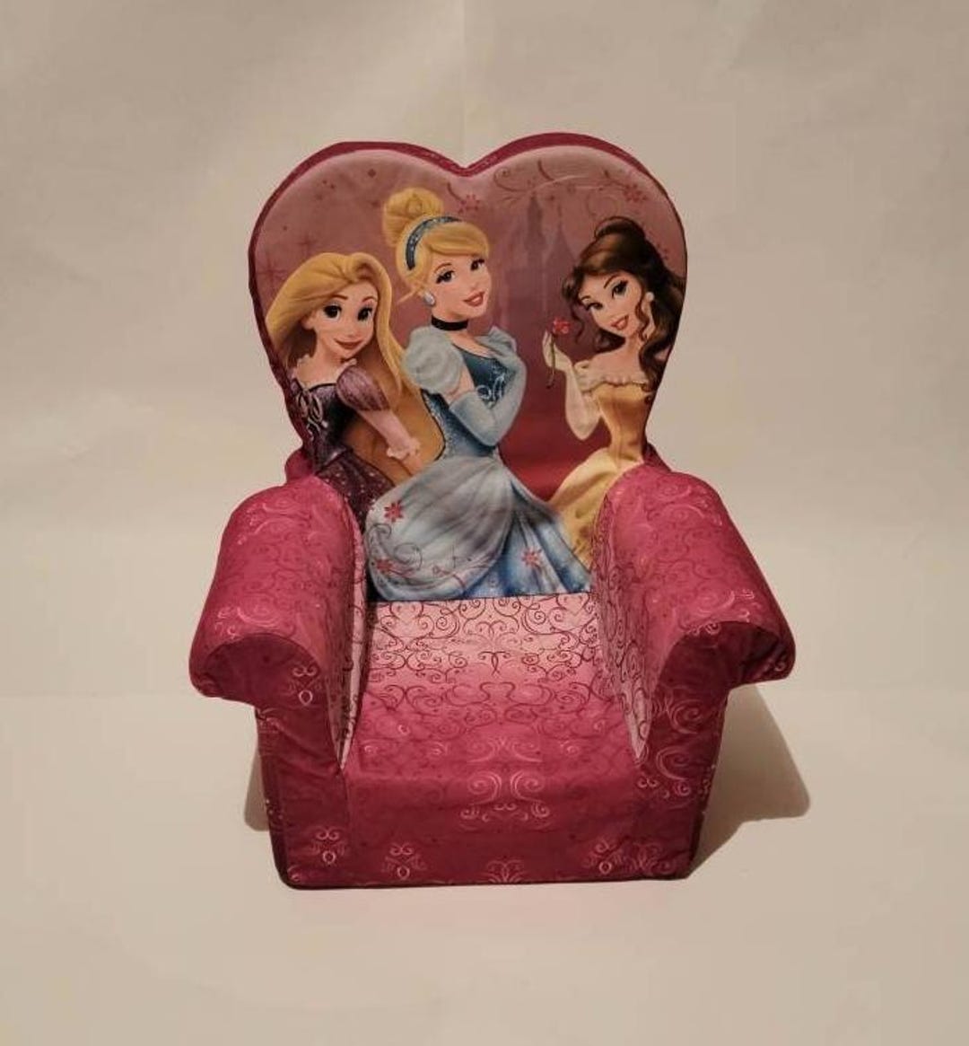 Disney Princess - Foam Chair - Pink for Little Girl - Etsy