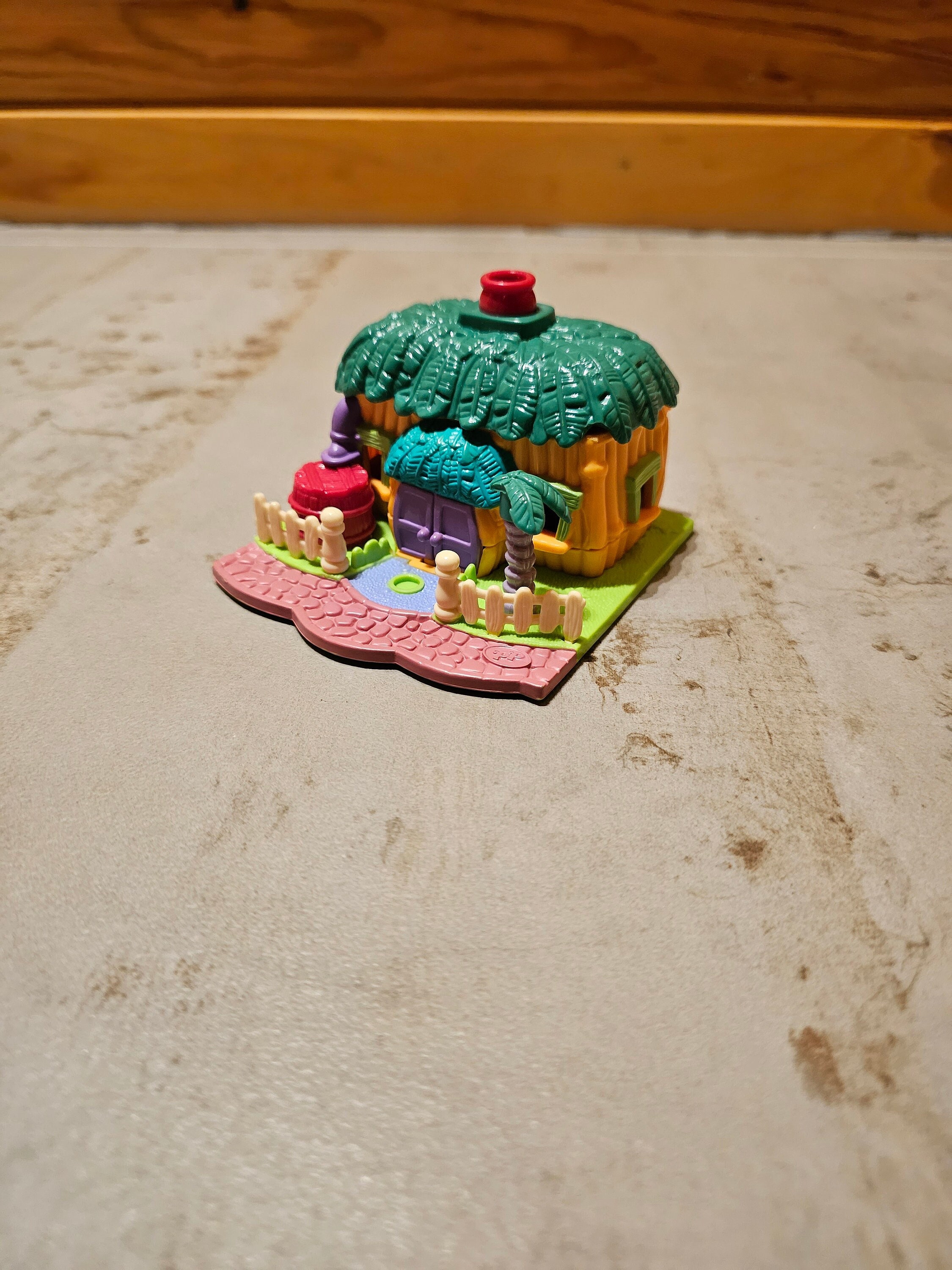 Polly Pocket Vintage 1994 Elephant House Animal Wonderland Blue Bird Toys