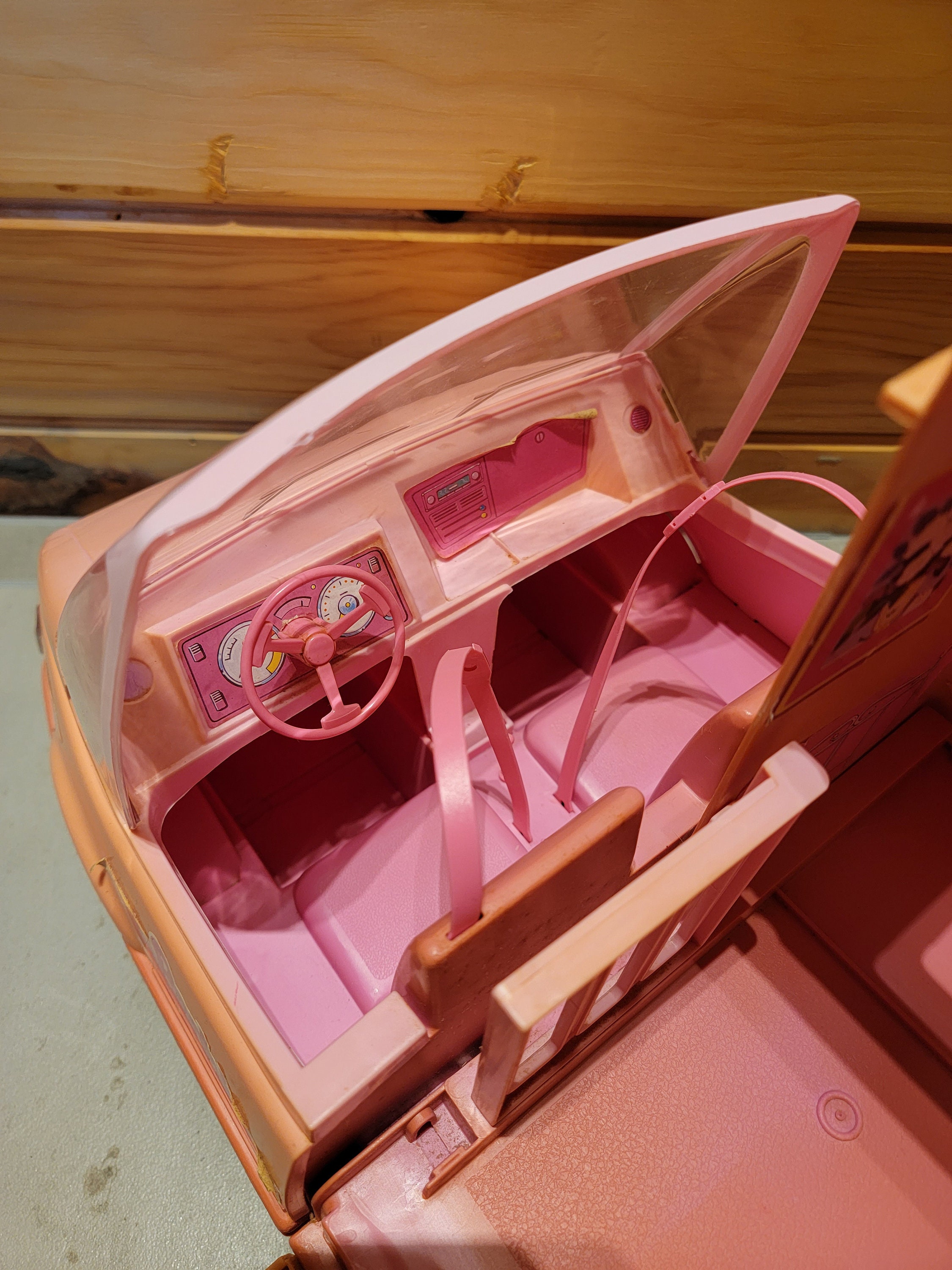 Barbie Vintage Mattel 1988 Magical Motor Home Camper Pink Van - Etsy